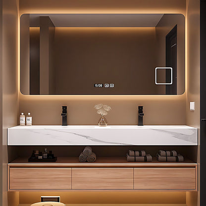 56"- 96" Modern Bath Vanity Set with Smart Backlit Mirror