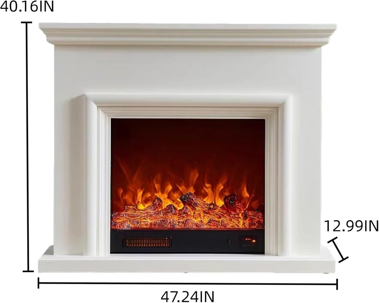 Aihm-Lon Freestanding Electric Fireplace 3D Bezel 47”-59”