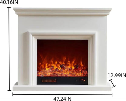 Aihm-Lon Freestanding Electric Fireplace 3D Bezel 47”-59”