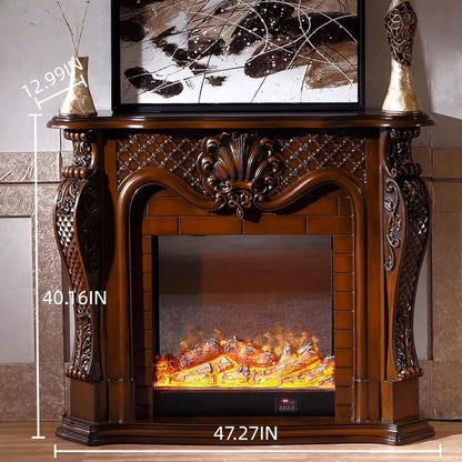 Aihm-Lon Electric Fireplace Intricate Carving Techniques 47”