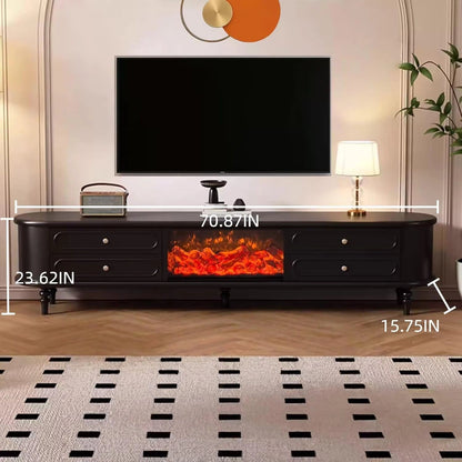 Aihm-Lon Indoor Electric Fireplace Includes French Curved Design 71”- 95”