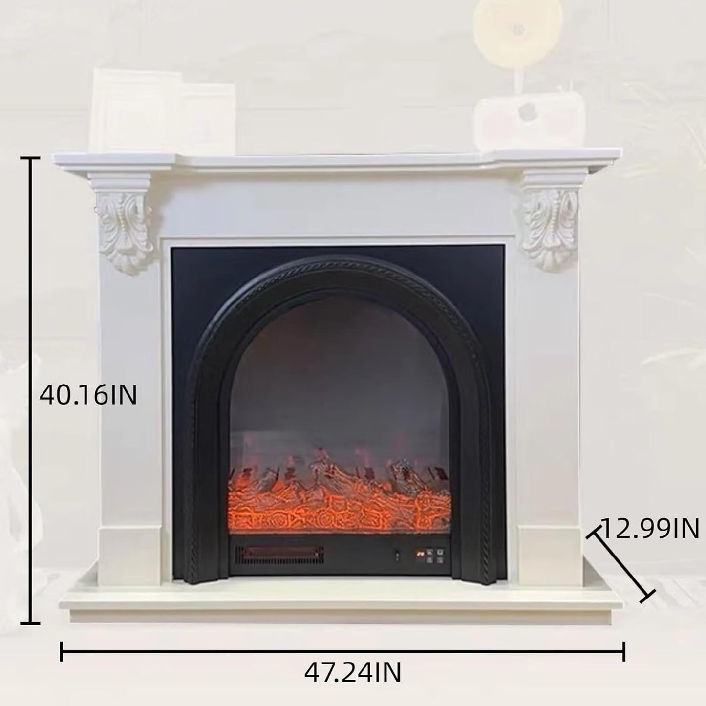 Aihm-Lon Classic Electric Fireplace French Archway Design 47”