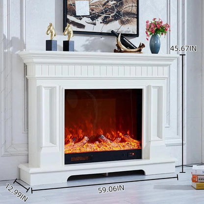 Aihm-Lon Indoor Electric Fireplace Includes Classic Line Design 47”-59”