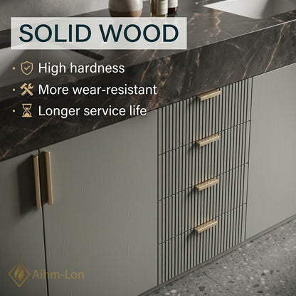 76''-96'' Double Bathroom Vanity with Sink Dark Marble Gray Slatted Front Drawers