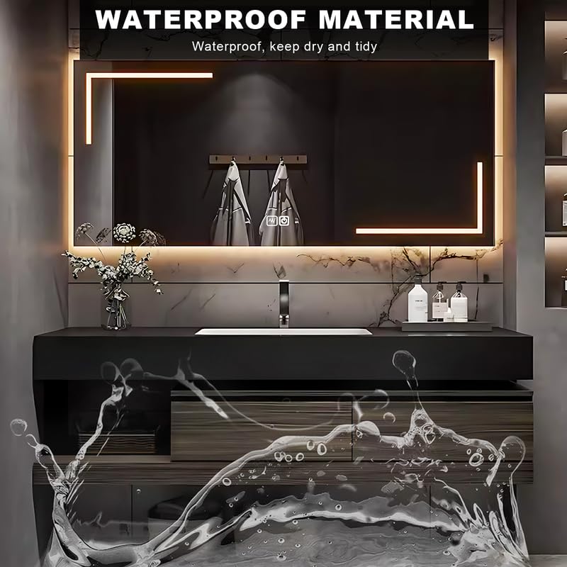 36"-72"Modern Bathroom Vanity Includes Wood Grain Simple Design