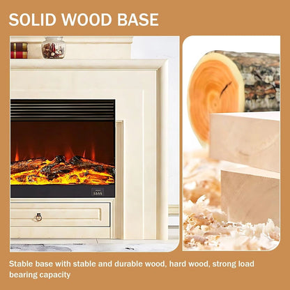 Aihm-Lon Exquisite Electric Fireplace Includes Layered Three-Dimensional Design 59”