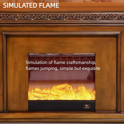 Aihm-Lon Electric Fireplace with Mantel Simple Modern Style 59”