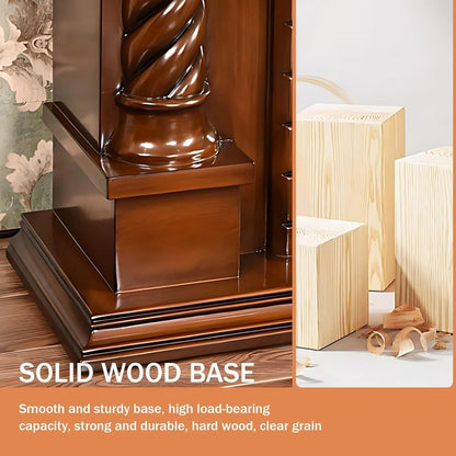 Aihm-Lon Luxurious Electric Fireplace Includes Rotary Thread Design 59”