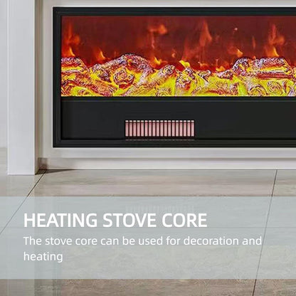 Aihm-Lon Modern Electric Fireplace with Spacious Top Shelf 59”-95”