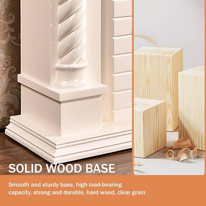 Aihm-Lon Luxurious Electric Fireplace Includes Rotary Thread Design 59”