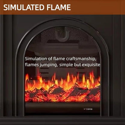 Aihm-Lon Freestanding Electric Fireplace Black Archway 47”-59”