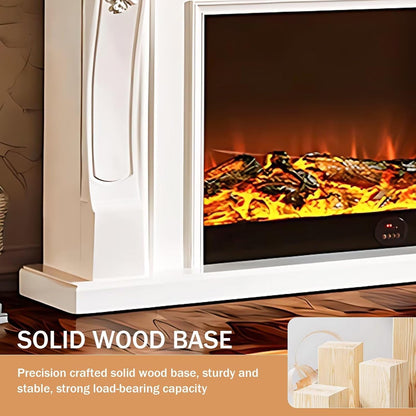 Aihm-Lon Exquisite Electric Fireplace with Spacious Countertop 55”