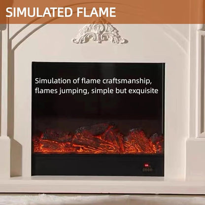 Aihm-Lon Freestanding Electric Fireplace with Arch-shaped Design and Relief Patterns 59”