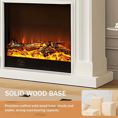 Aihm-Lon Modern Electric Fireplace with Realistic Flame Effects 47.24”