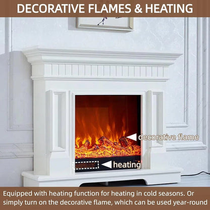 Aihm-Lon Indoor Electric Fireplace Includes Classic Line Design 47”-59”