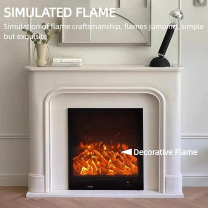 Aihm-Lon Freestanding Electric Fireplace Includes Curved French Style 47”-59”