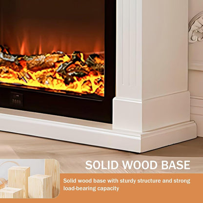 Aihm-Lon Electric Fireplace with Spacious Countertop 47.24”