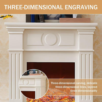 Aihm-Lon Luxurious Electric Fireplace Simple French Design 31.49”