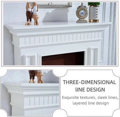 Aihm-Lon Indoor Electric Fireplace Includes Classic Line Design 47”-59”