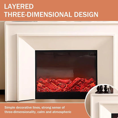 Aihm-Lon Electric Fireplace Simple and Elegant Line Design 47”