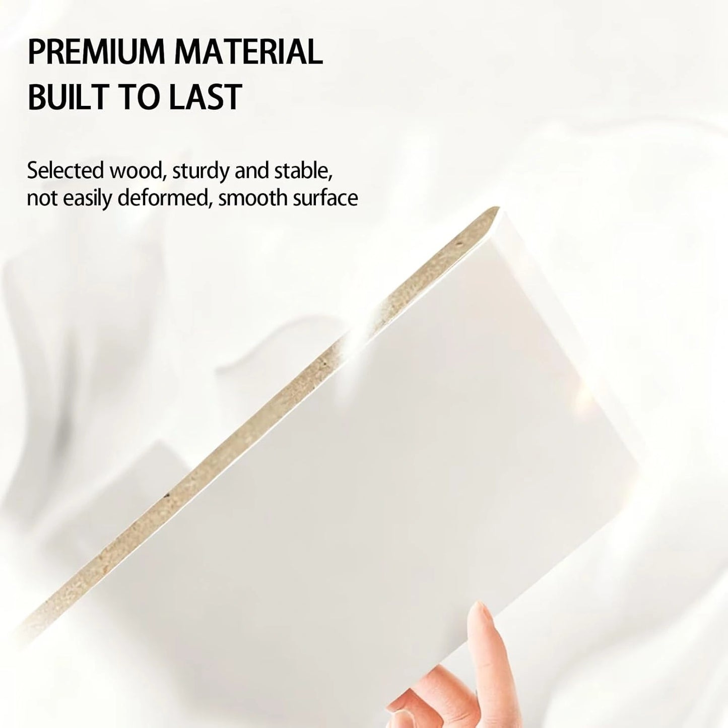 Aihm-Lon Elegant Electric Fireplace Includes White Modern Carvings 47”-71”