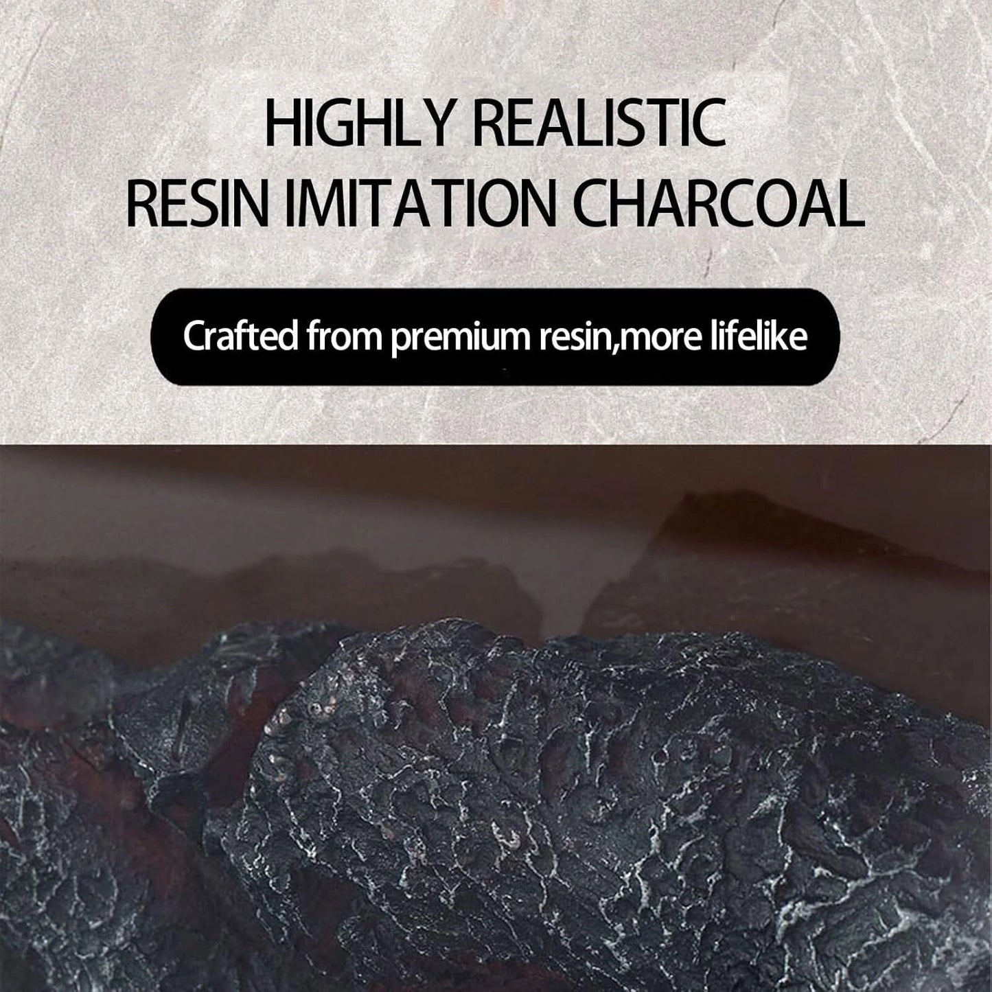 Aihm-Lon Indoor Electric Fireplace White Modern Style with Decorative Faux Flame 79”