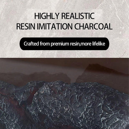 Aihm-Lon Indoor Electric Fireplace White Modern Style with Decorative Faux Flame 79”