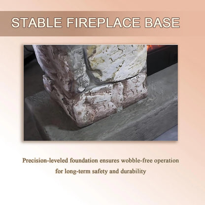 Aihm-Lon Electric Fireplace Includes Decorative Flame Display 51”-59”