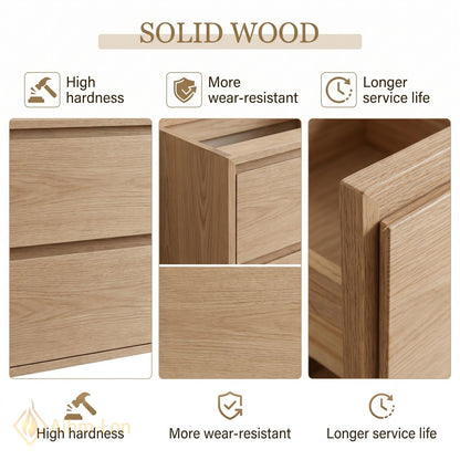 60''-96'' Floating Bathroom Vanity with Sink Double Center Shelves Natural Wood Grain