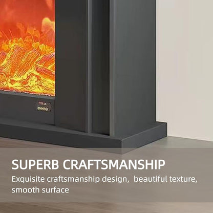 Aihm-Lon Simple Electric Fireplace Solid Wood Frame 47”-86“