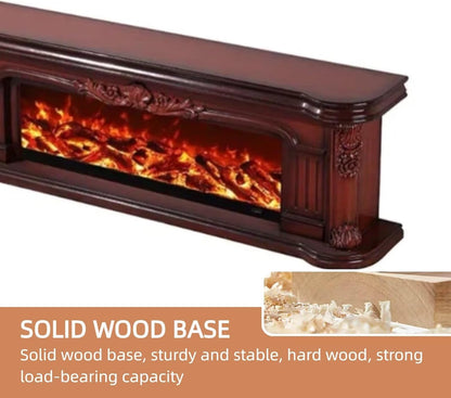 Aihm-Lon Exquisite Electric Fireplace with Realistic LED Flame Effect 79”