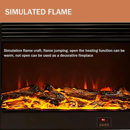 Aihm-Lon Exquisite Electric Fireplace Includes Layered Three-Dimensional Design 59”