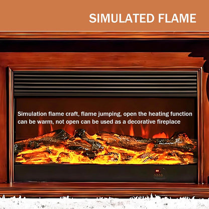Aihm-Lon Luxury Electric Fireplace with Exquisite Carved Texture 71”