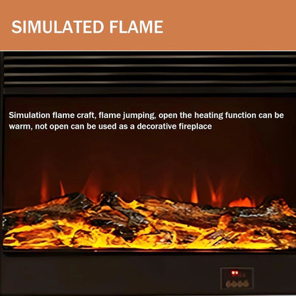 Aihm-Lon Exquisite Electric Fireplace Includes Layered Three-Dimensional Design 59”