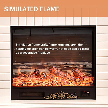 Aihm-Lon Luxurious Electric Fireplace Includes Rotary Thread Design 59”