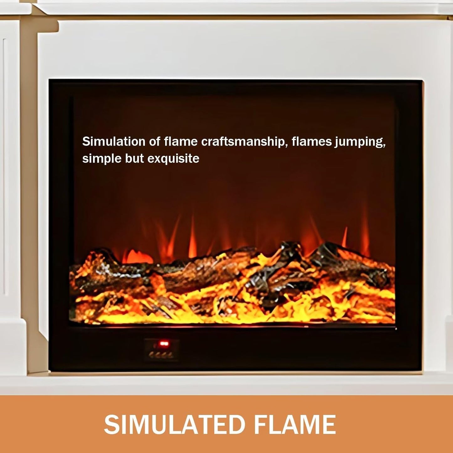 Aihm-Lon Electric Fireplace with Spacious Countertop 47.24”