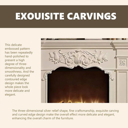 Aihm-Lon Electric Fireplace Three-dimensional Relief Design 39”-59”