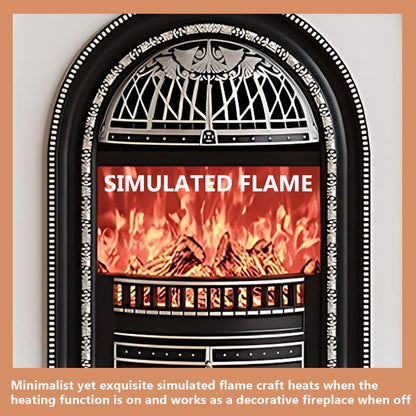 Aihm-Lon Luxurious Electric Fireplace with Retro Birdcage Shape 39’’-59’’