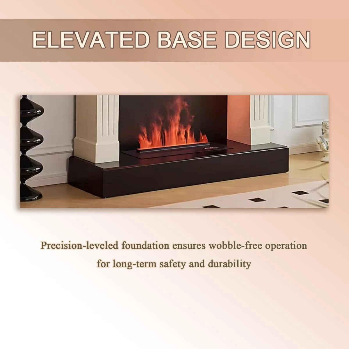 Aihm-Lon Freestanding Electric Fireplace with Modern Minimalist Design 59”
