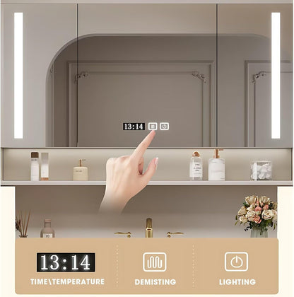 68"Modern Bathroom Vanity Includes Fine Copper Metal Texture Handle
