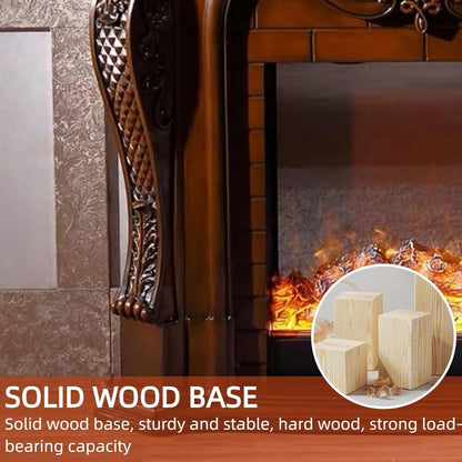 Aihm-Lon Electric Fireplace Intricate Carving Techniques 47”