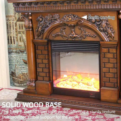 Aihm-Lon Indoor Electric Fireplace Includes European Classical Carving 59”