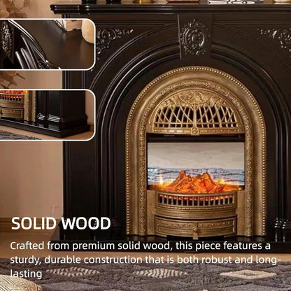 Aihm-Lon Modern Electric Fireplace Includes Arched Birdcage 43”-59”