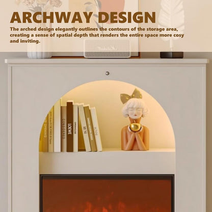 Aihm-Lon Electric Fireplace Archway Design Decorative Fireplace 32”-35”