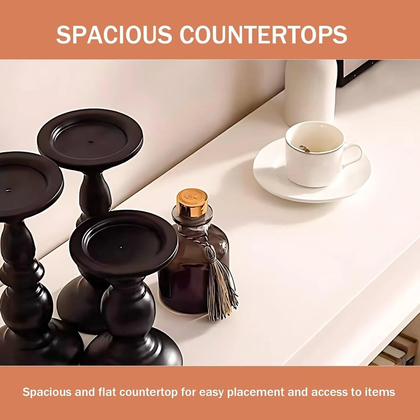 Aihm-Lon Electric Fireplace Simple and Elegant Line Design 47”