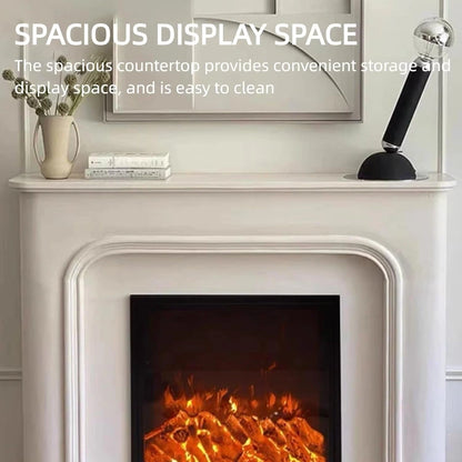 Aihm-Lon Freestanding Electric Fireplace Includes Curved French Style 47”-59”