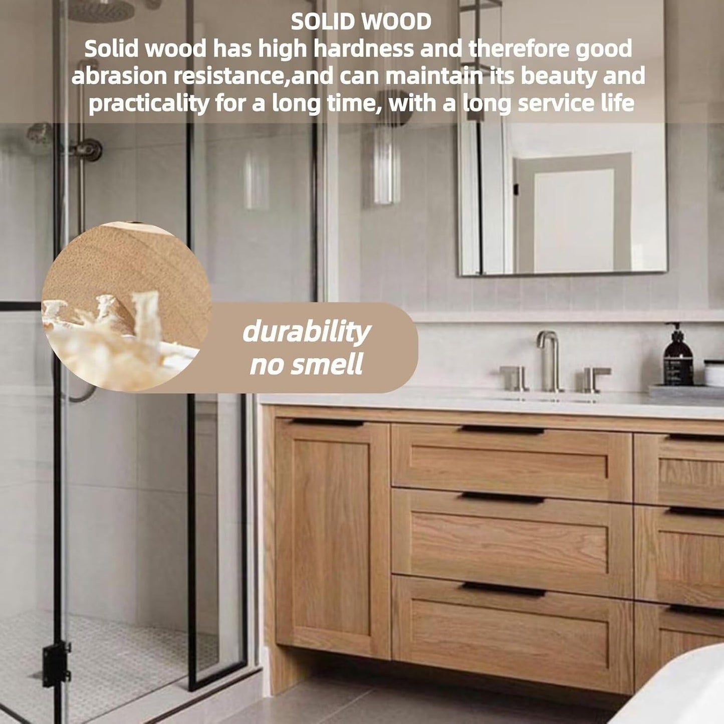 72"-96"Floating Bathroom Vanity with Double Sinks