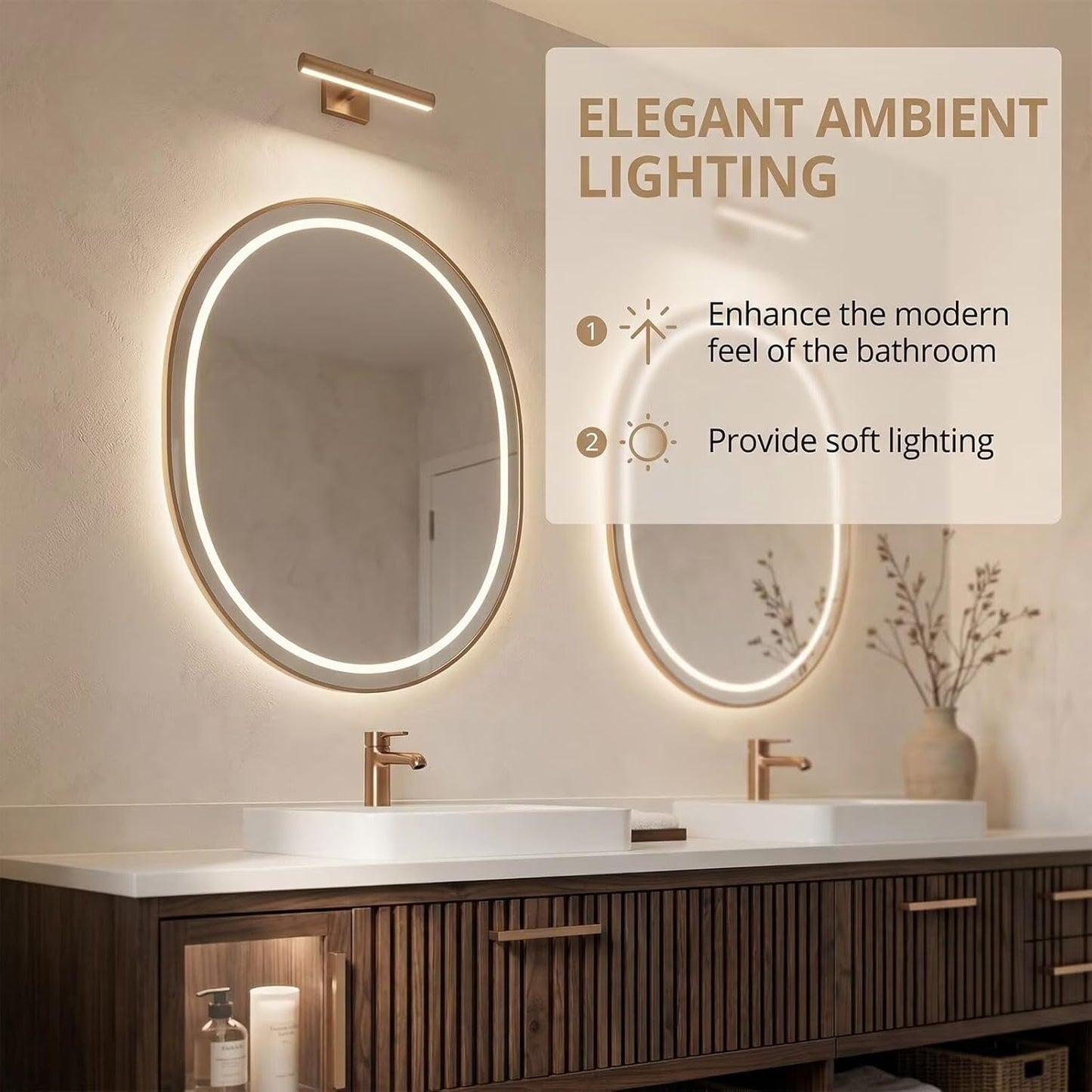 96" Bathroom Vanity with Sink - Modern Bathroom Vanity with Double Sink
