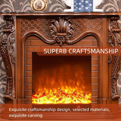 Aihm-Lon Electric Fireplace Intricate Carving Techniques 47”