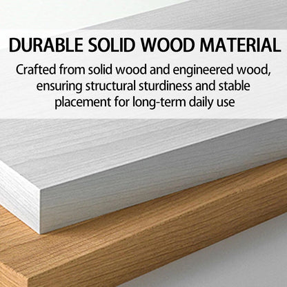 Aihm-Lon Indoor Electric Fireplace White Modern Style with Decorative Faux Flame 79”